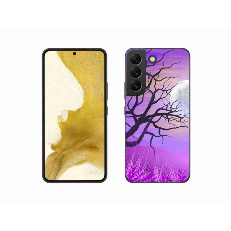 Gelový obal mmCase na mobil Samsung Galaxy S22 5G - kreslený opadaný strom