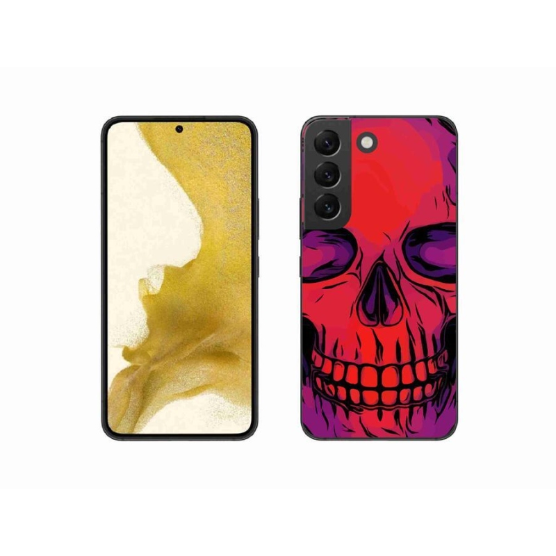 Gelový obal mmCase na mobil Samsung Galaxy S22 5G - lebka