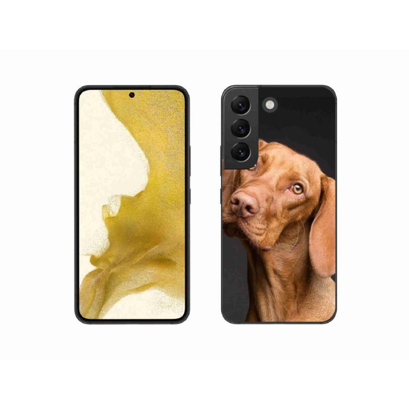 Gelový obal mmCase na mobil Samsung Galaxy S22 5G - maďarský ohař