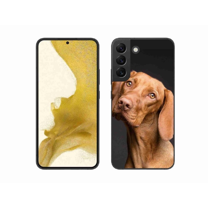 Gelový obal mmCase na mobil Samsung Galaxy S22+ 5G - maďarský ohař