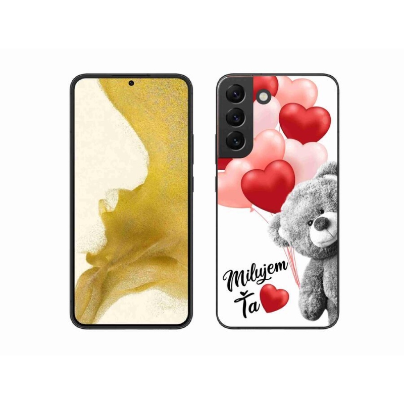 Gelový obal mmCase na mobil Samsung Galaxy S22+ 5G - milujem Ťa sk