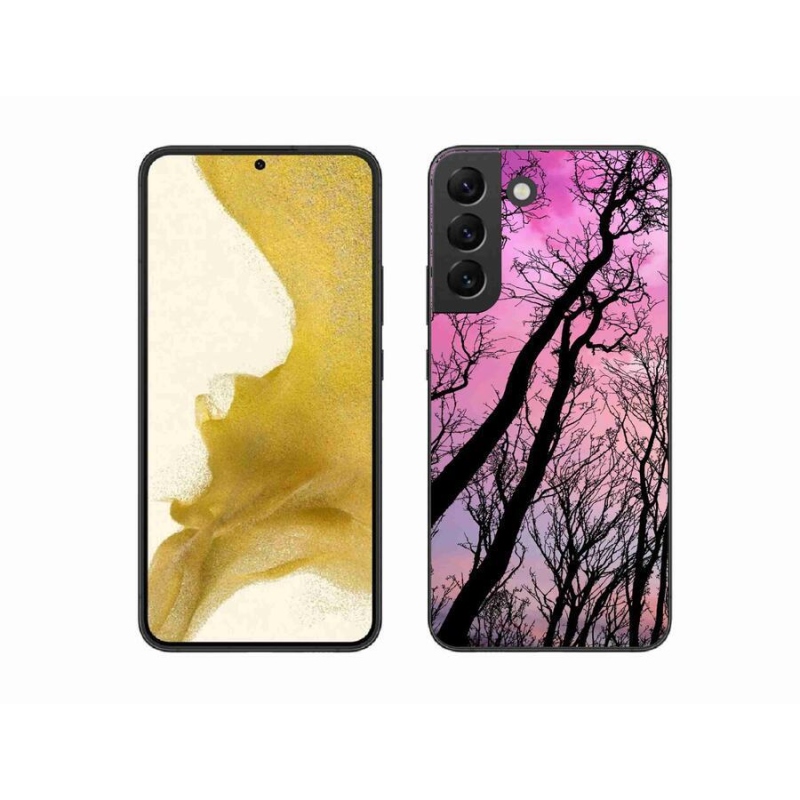 Gelový obal mmCase na mobil Samsung Galaxy S22+ 5G - opadané stromy