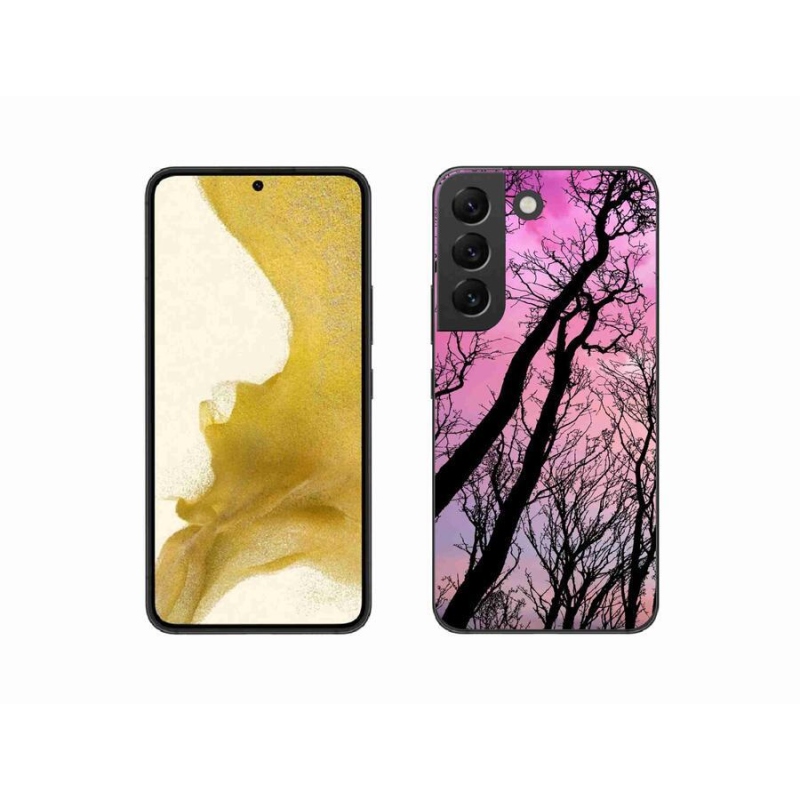 Gelový obal mmCase na mobil Samsung Galaxy S22 5G - opadané stromy