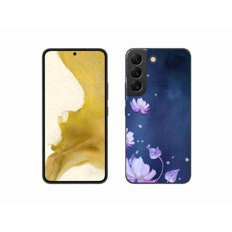 Gelový obal mmCase na mobil Samsung Galaxy S22 5G - padající květy