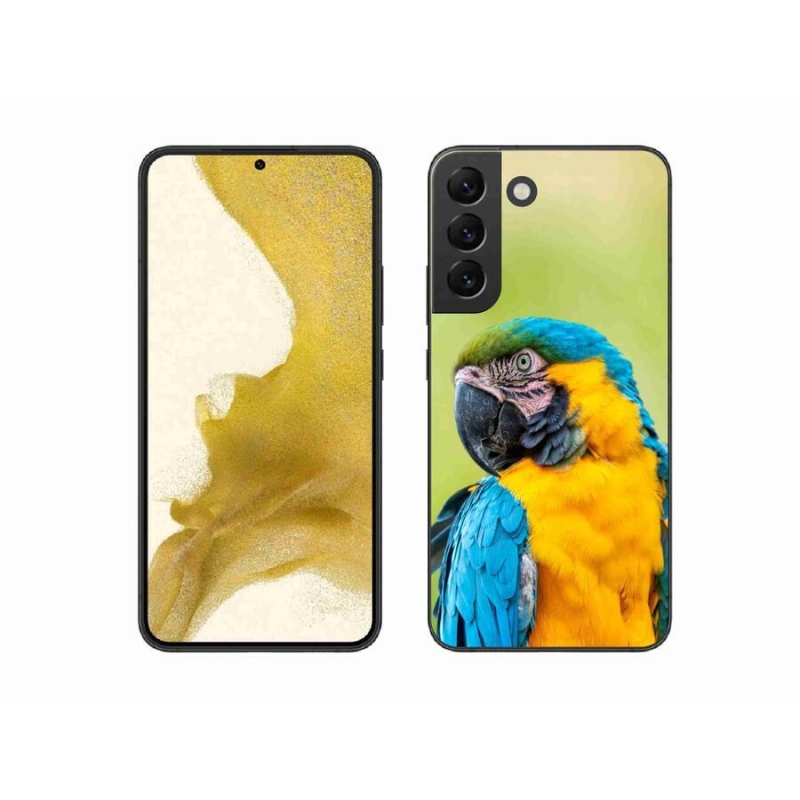 Gelový obal mmCase na mobil Samsung Galaxy S22+ 5G - papoušek ara 2