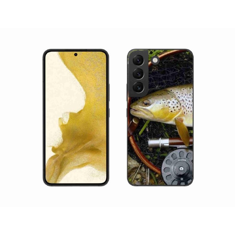 Gelový obal mmCase na mobil Samsung Galaxy S22 5G - pstruh 2