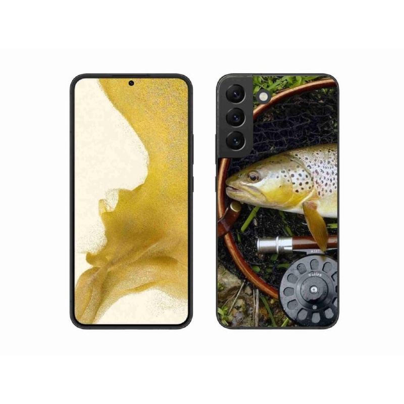 Gelový obal mmCase na mobil Samsung Galaxy S22+ 5G - pstruh 2