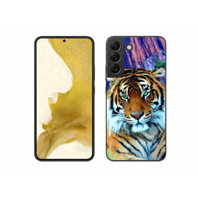 Gelový obal mmCase na mobil Samsung Galaxy S22+ 5G - tygr