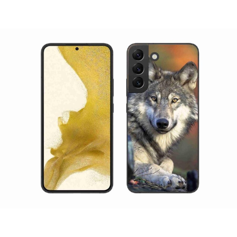 Gelový obal mmCase na mobil Samsung Galaxy S22+ 5G - vlk