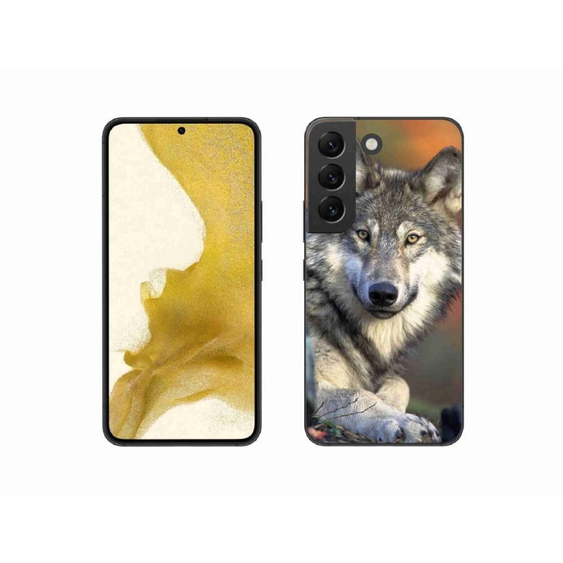 Gelový obal mmCase na mobil Samsung Galaxy S22 5G - vlk