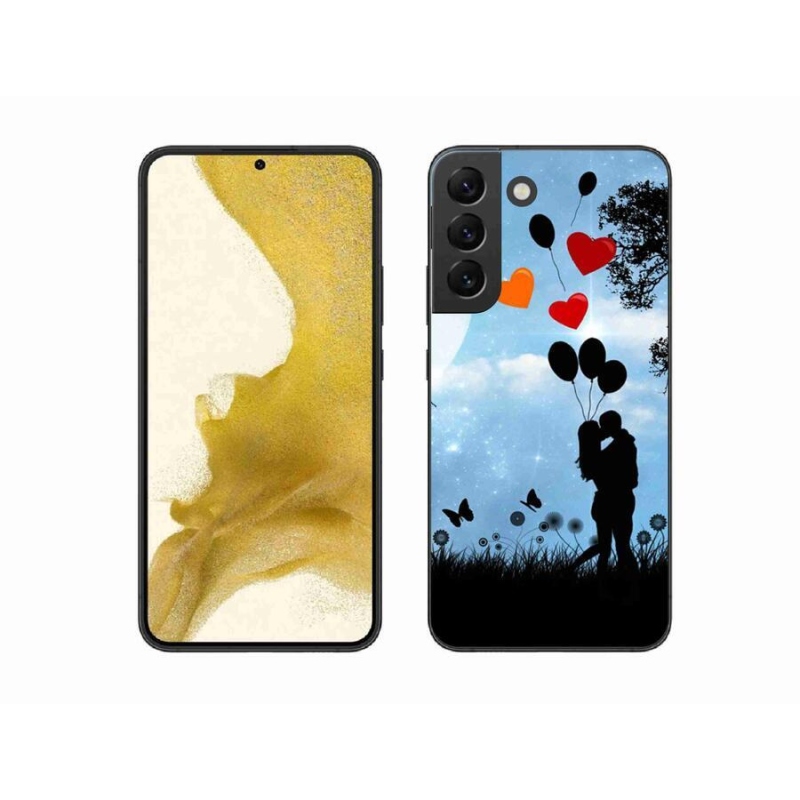 Gelový obal mmCase na mobil Samsung Galaxy S22+ 5G - zamilovaný pár