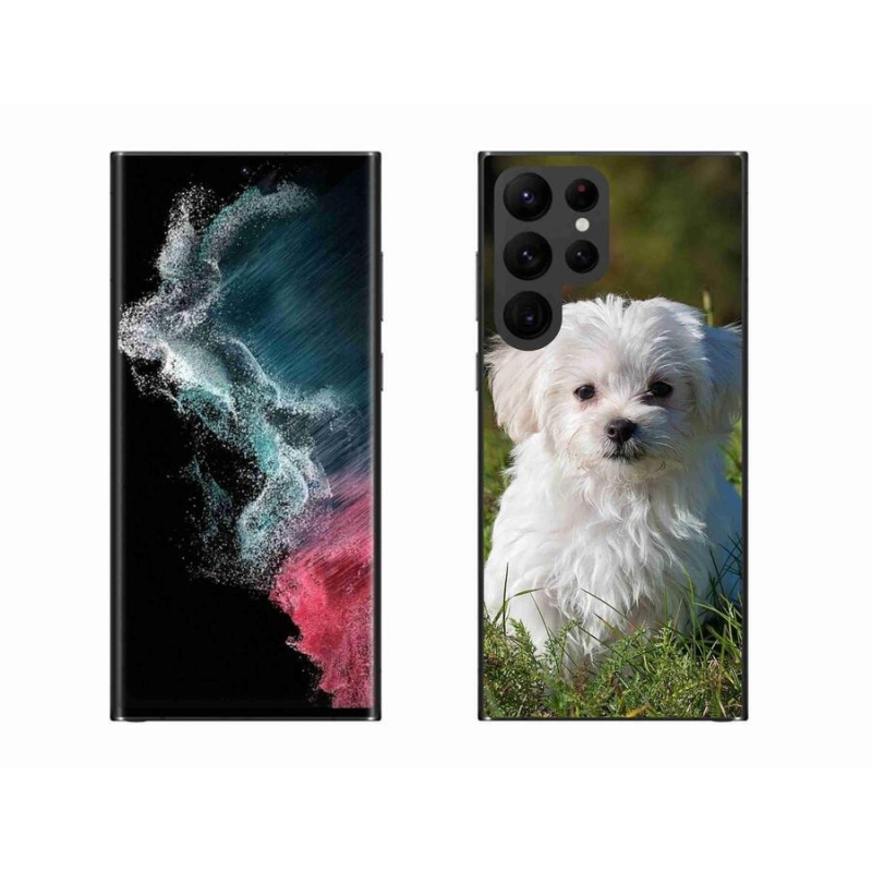 Gelový obal mmCase na mobil Samsung Galaxy S22 Ultra 5G - bišonek