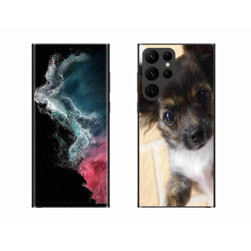 Gelový obal mmCase na mobil Samsung Galaxy S22 Ultra 5G - čivava 2