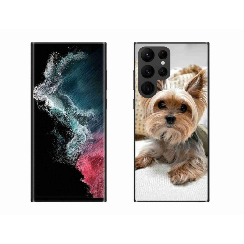 Gelový obal mmCase na mobil Samsung Galaxy S22 Ultra 5G - jorkšír 5