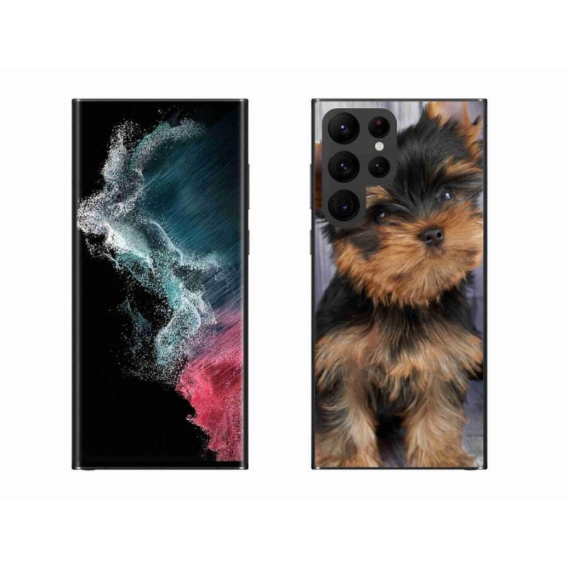 Gelový obal mmCase na mobil Samsung Galaxy S22 Ultra 5G - jorkšír 9