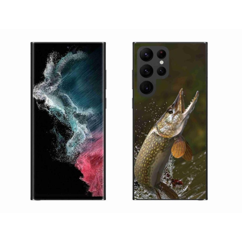 Gelový obal mmCase na mobil Samsung Galaxy S22 Ultra 5G - štika
