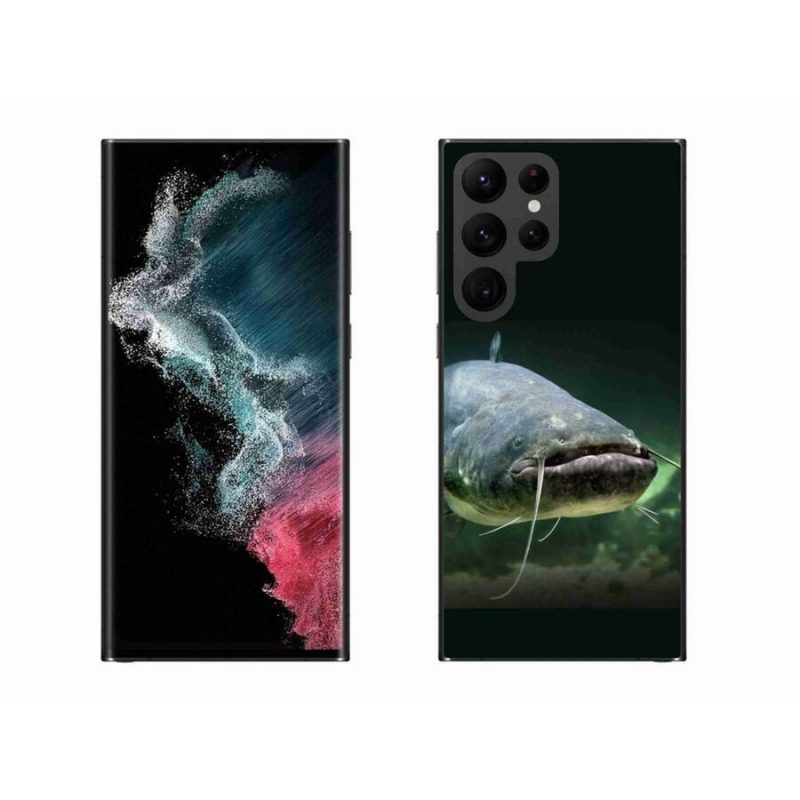 Gelový obal mmCase na mobil Samsung Galaxy S22 Ultra 5G - sumec