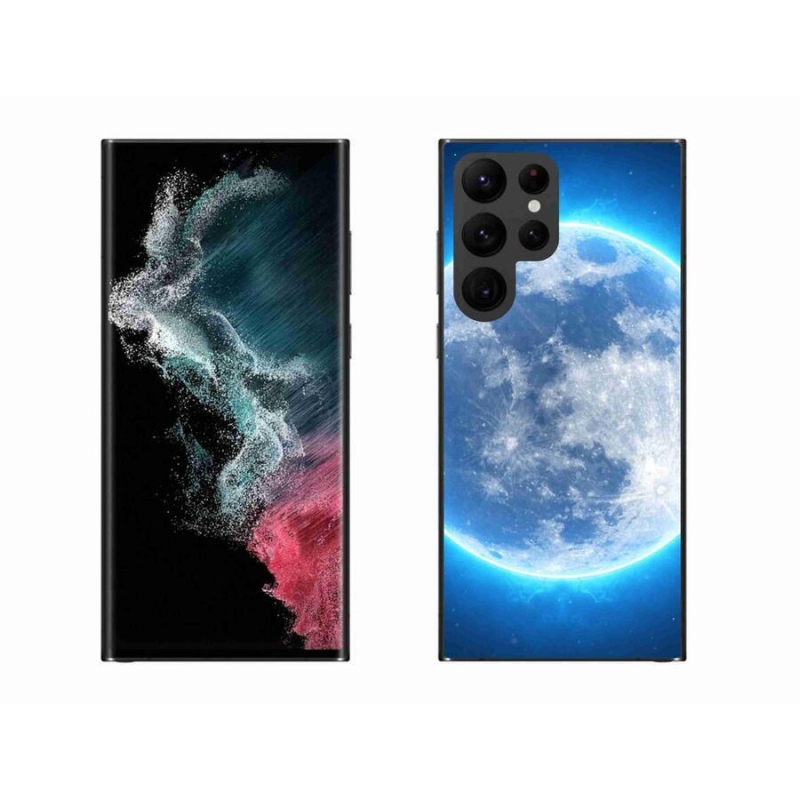 Gelový obal mmCase na mobil Samsung Galaxy S22 Ultra 5G - zeměkoule