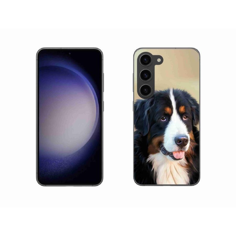 Gelový obal mmCase na mobil Samsung Galaxy S23 5G - bernský salašnický pes
