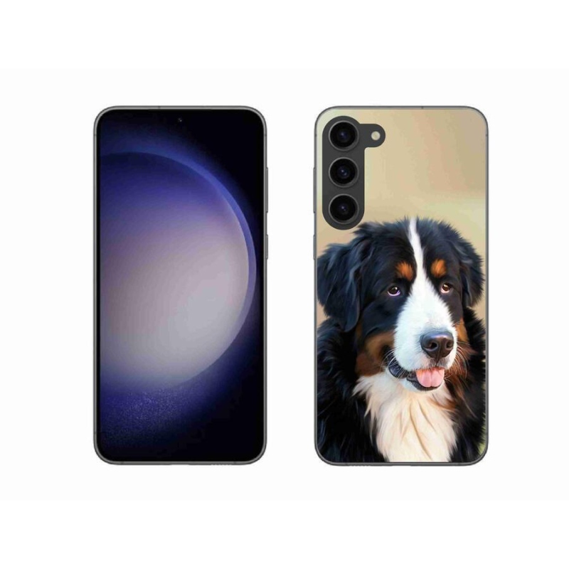 Gelový obal mmCase na mobil Samsung Galaxy S23+ 5G - bernský salašnický pes