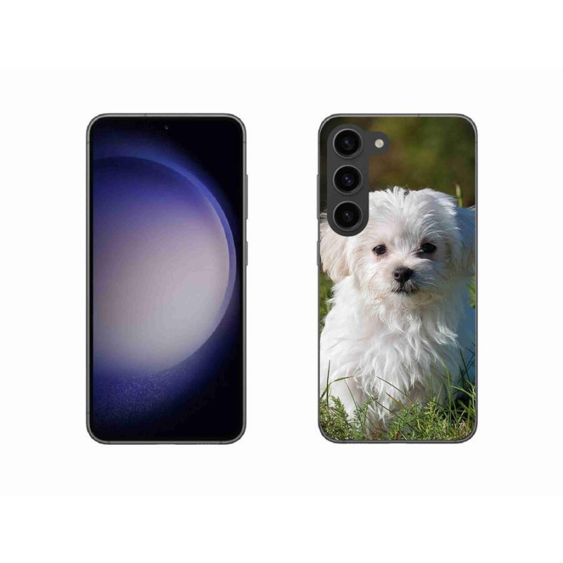 Gelový obal mmCase na mobil Samsung Galaxy S23 5G - bišonek