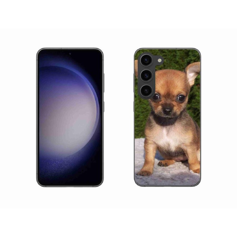 Gelový obal mmCase na mobil Samsung Galaxy S23 5G - čivava 3