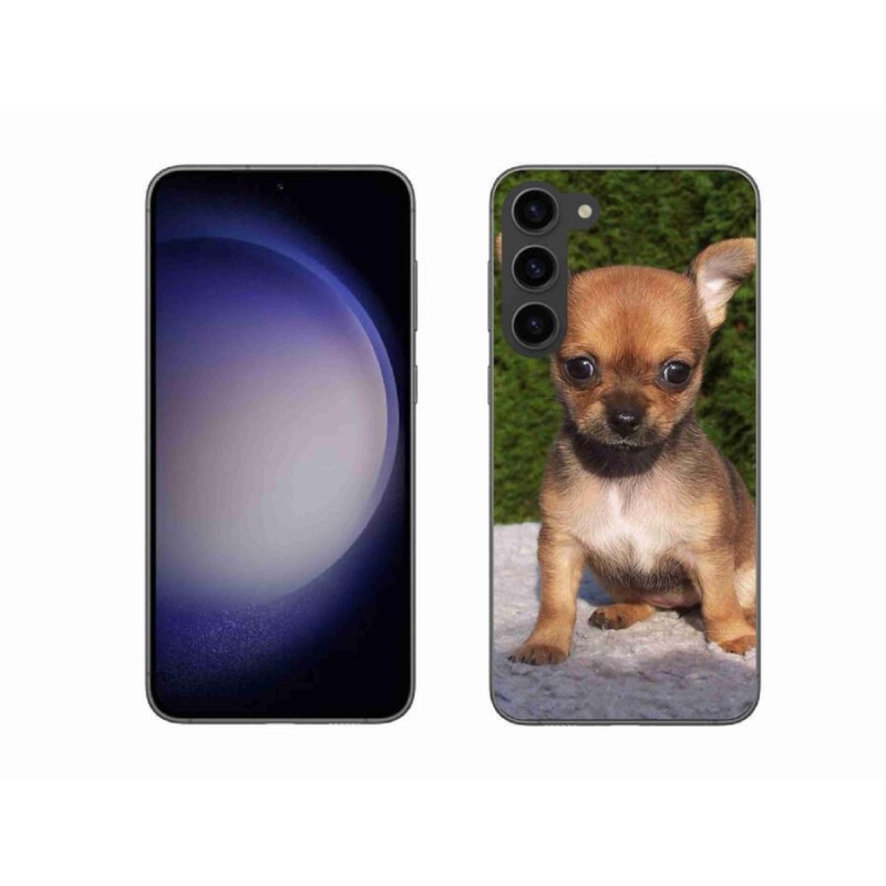 Gelový obal mmCase na mobil Samsung Galaxy S23+ 5G - čivava 3