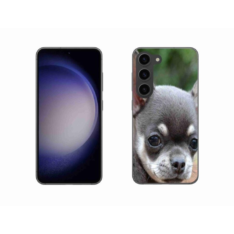 Gelový obal mmCase na mobil Samsung Galaxy S23 5G - čivava
