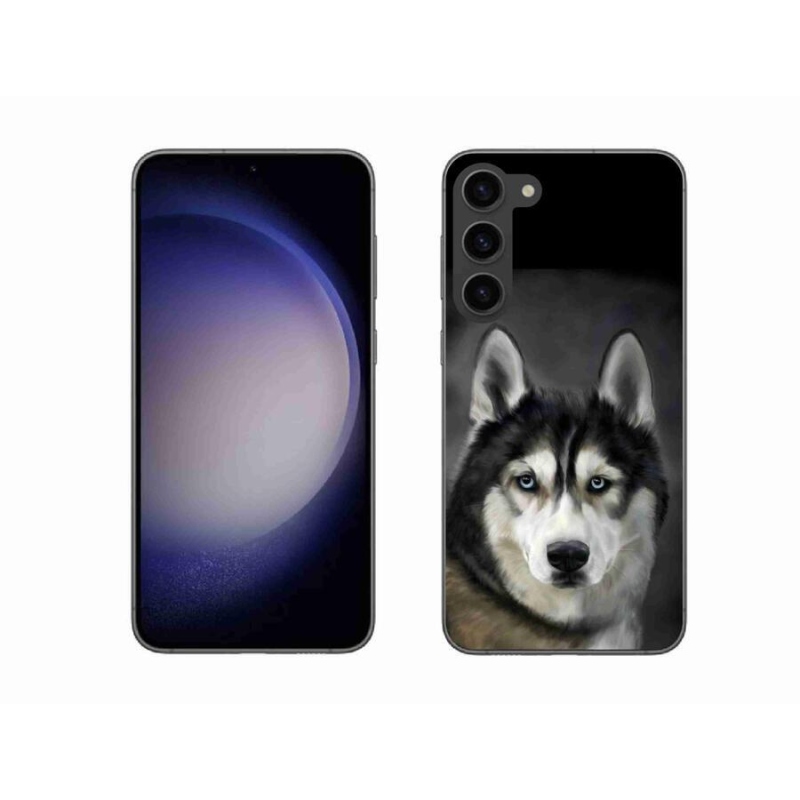 Gelový obal mmCase na mobil Samsung Galaxy S23+ 5G - husky