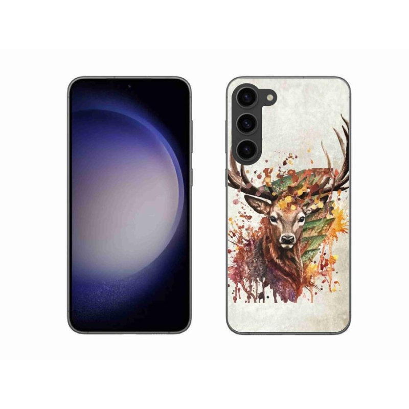 Gelový obal mmCase na mobil Samsung Galaxy S23+ 5G - jelen 1