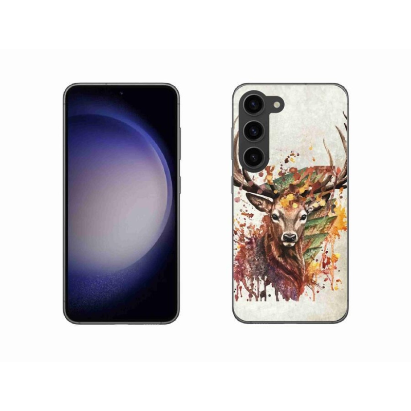 Gelový obal mmCase na mobil Samsung Galaxy S23 5G - jelen 1