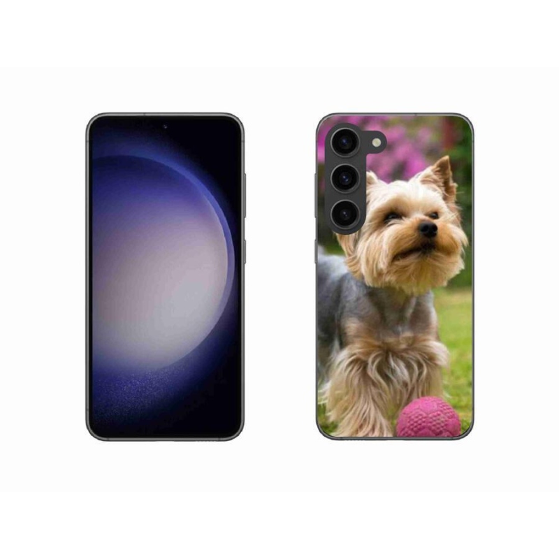 Gelový obal mmCase na mobil Samsung Galaxy S23 5G - jorkšír 4