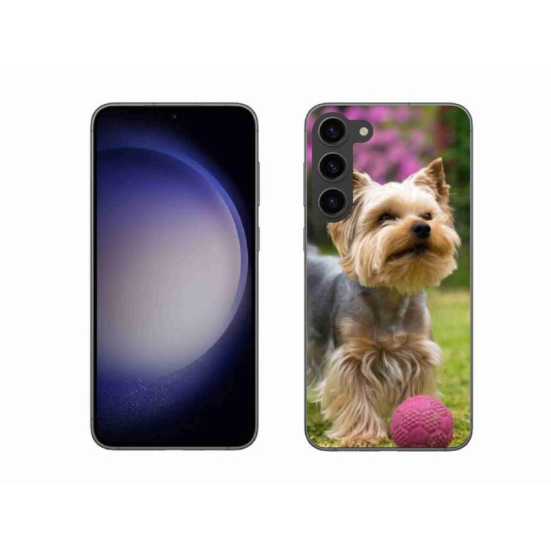 Gelový obal mmCase na mobil Samsung Galaxy S23+ 5G - jorkšír 4