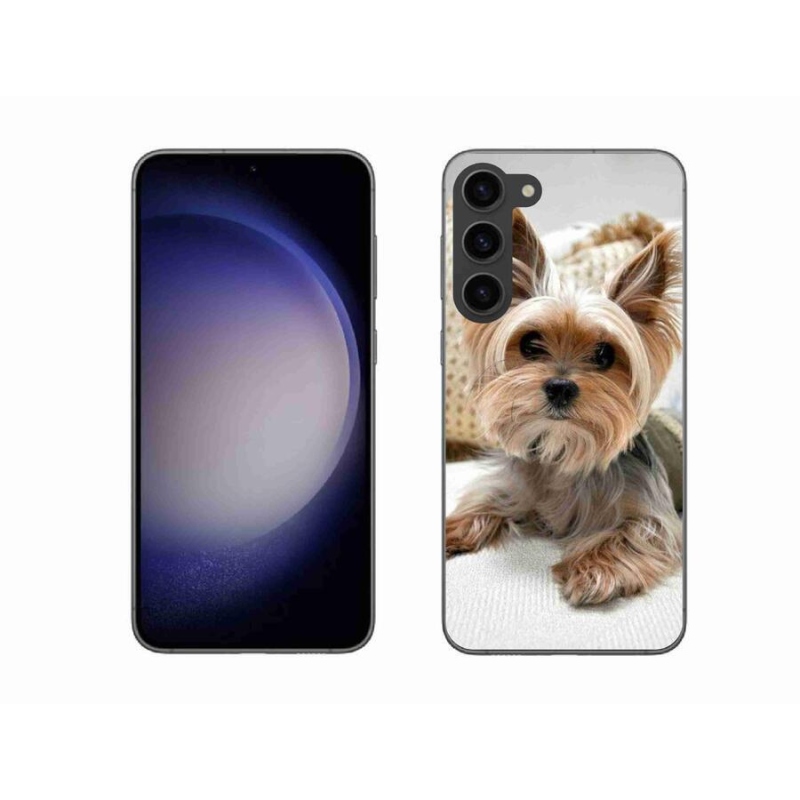 Gelový obal mmCase na mobil Samsung Galaxy S23+ 5G - jorkšír 5