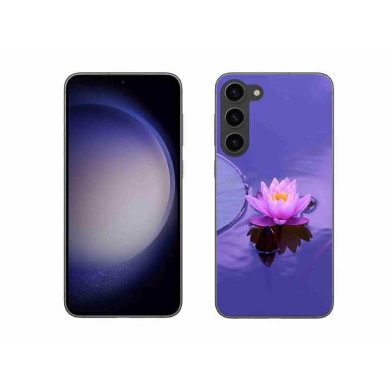 Gelový obal mmCase na mobil Samsung Galaxy S23+ 5G - květ na hladině