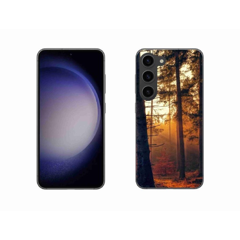 Gelový obal mmCase na mobil Samsung Galaxy S23 5G - les