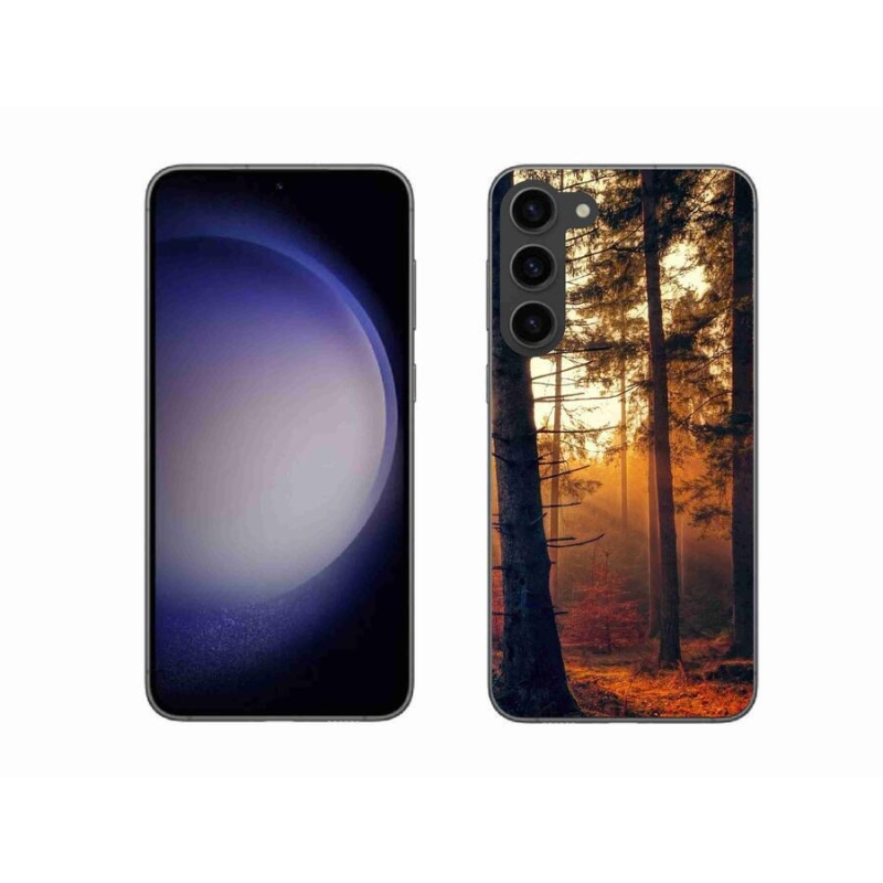 Gelový obal mmCase na mobil Samsung Galaxy S23+ 5G - les