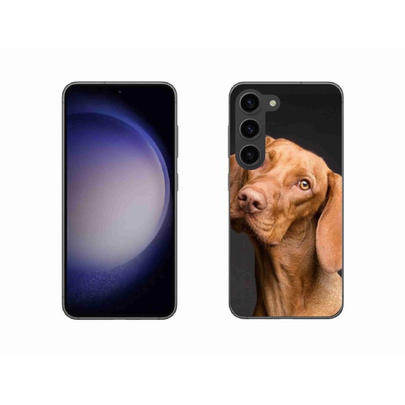 Gelový obal mmCase na mobil Samsung Galaxy S23 5G - maďarský ohař