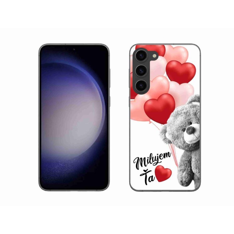 Gelový obal mmCase na mobil Samsung Galaxy S23+ 5G - milujem Ťa sk