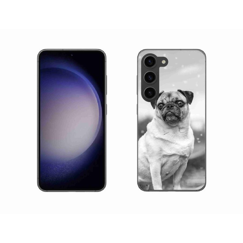 Gelový obal mmCase na mobil Samsung Galaxy S23 5G - mops