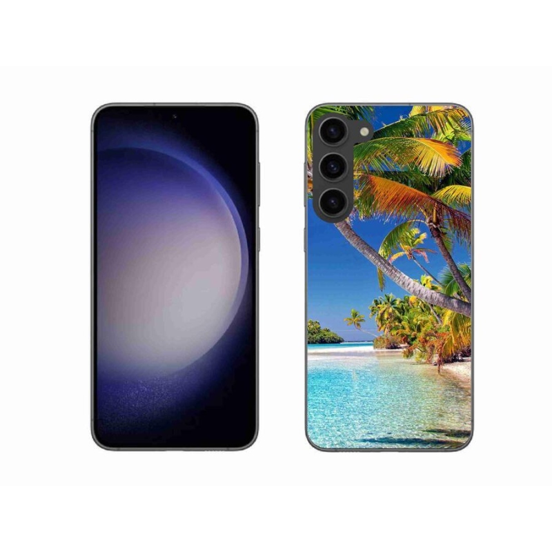 Gelový obal mmCase na mobil Samsung Galaxy S23+ 5G - mořská pláž