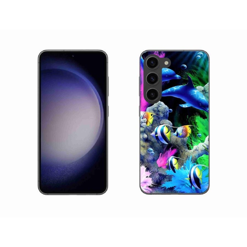 Gelový obal mmCase na mobil Samsung Galaxy S23 5G - mořský svět