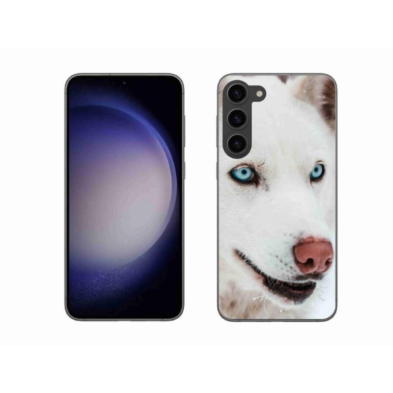 Gelový obal mmCase na mobil Samsung Galaxy S23+ 5G - psí pohled