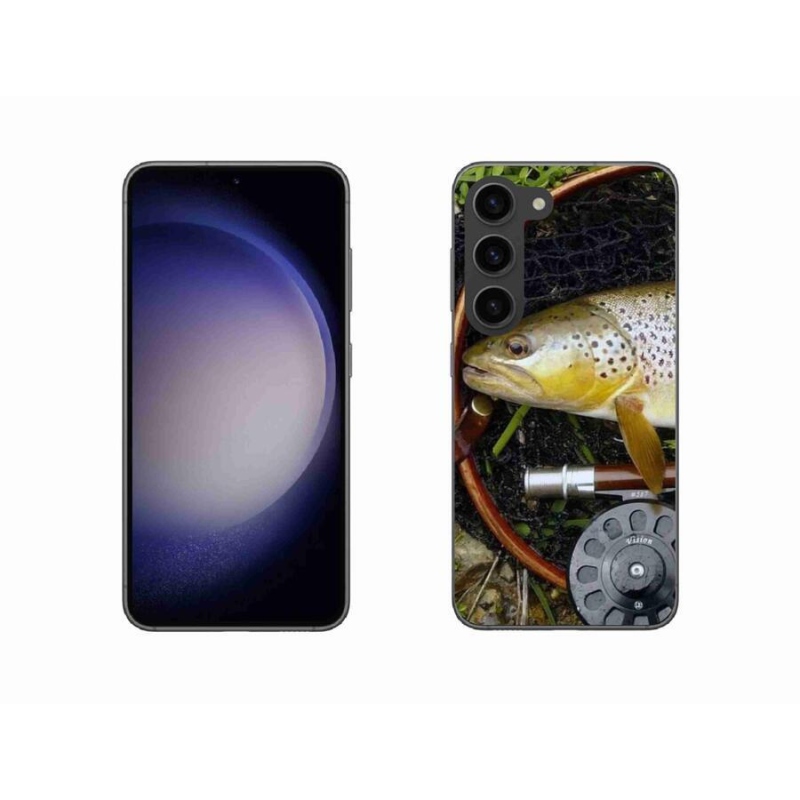 Gelový obal mmCase na mobil Samsung Galaxy S23 5G - pstruh 2
