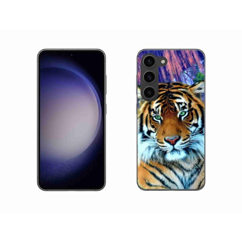 Gelový obal mmCase na mobil Samsung Galaxy S23 5G - tygr