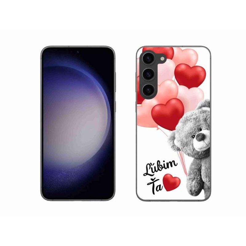 Gelový obal mmCase na mobil Samsung Galaxy S23+ 5G - ľúbim ťa sk