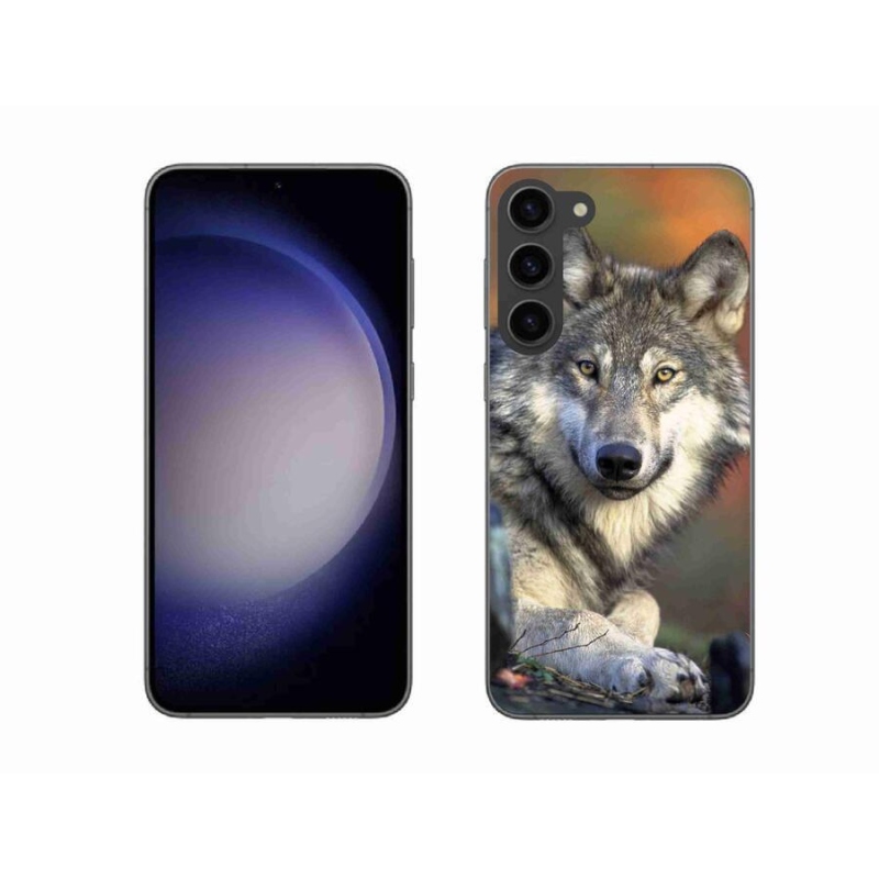 Gelový obal mmCase na mobil Samsung Galaxy S23+ 5G - vlk