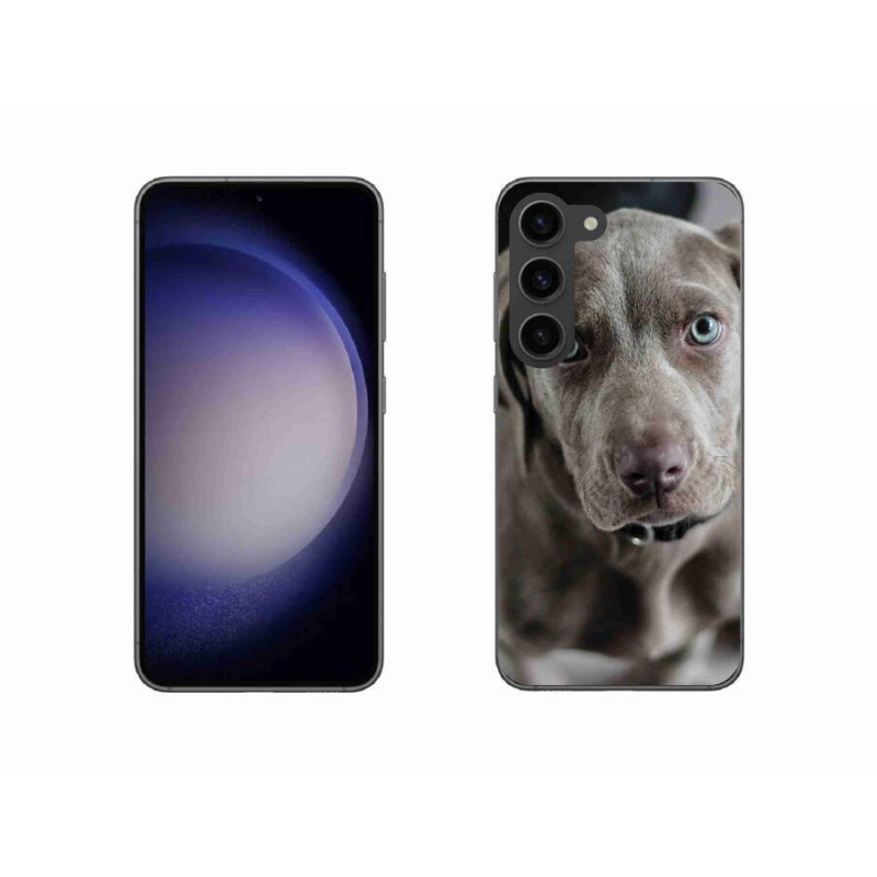 Gelový obal mmCase na mobil Samsung Galaxy S23 5G - výmarský ohař