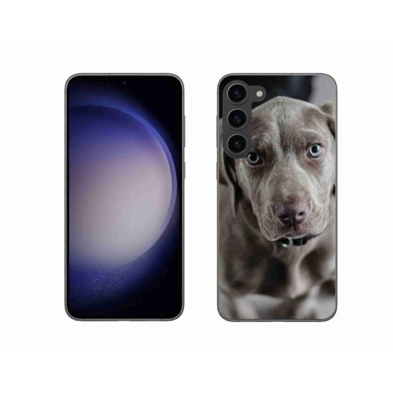 Gelový obal mmCase na mobil Samsung Galaxy S23+ 5G - výmarský ohař