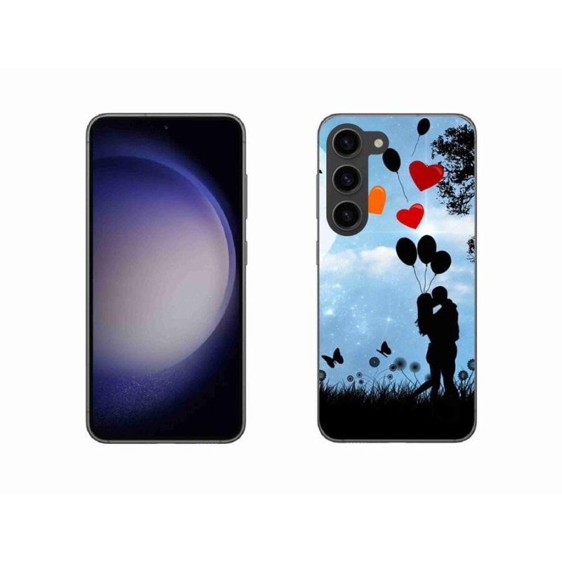 Gelový obal mmCase na mobil Samsung Galaxy S23 5G - zamilovaný pár
